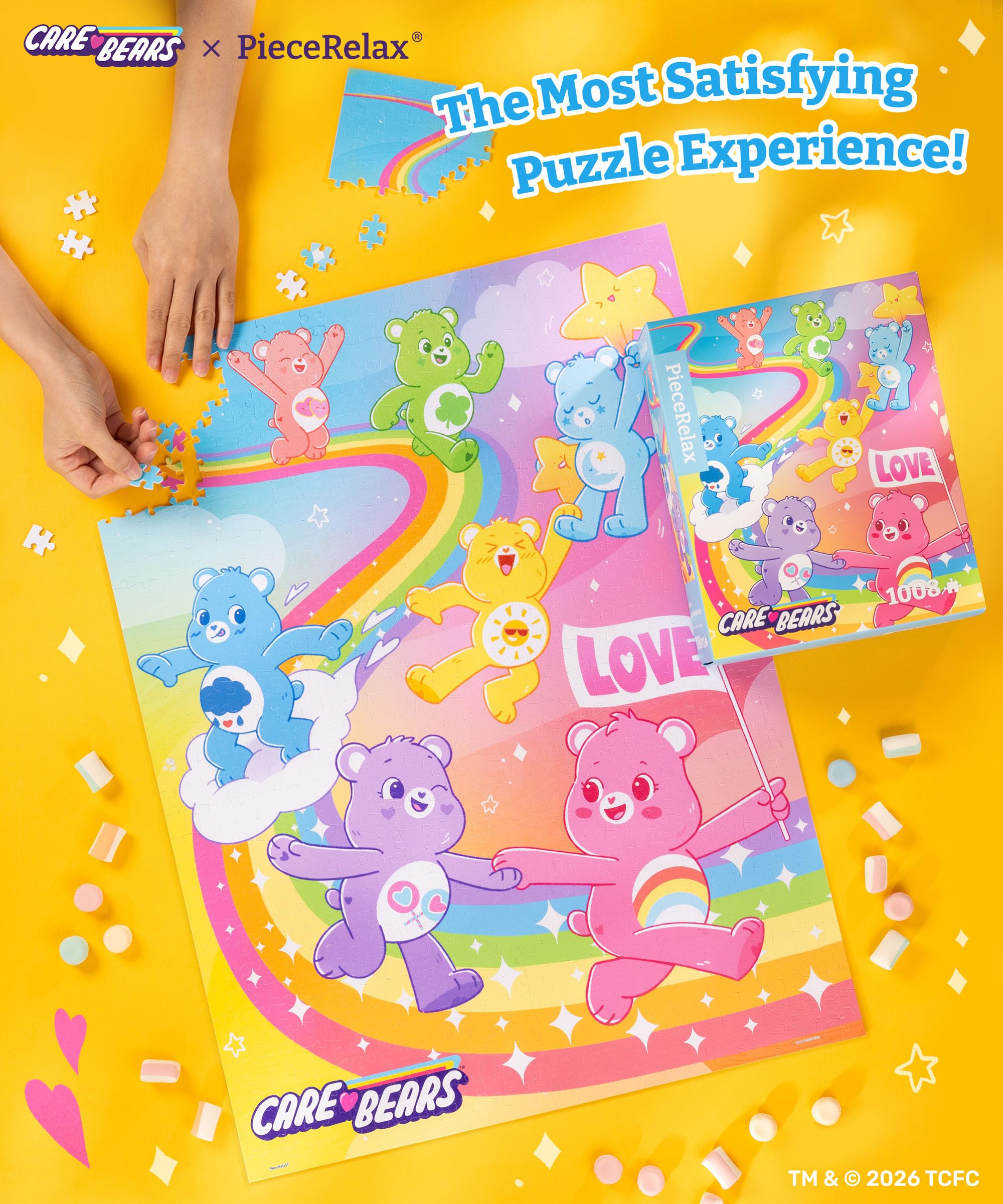 Amazon.com: Care Bears™ by PieceRelax PieceClicks Plastic Jigsaw